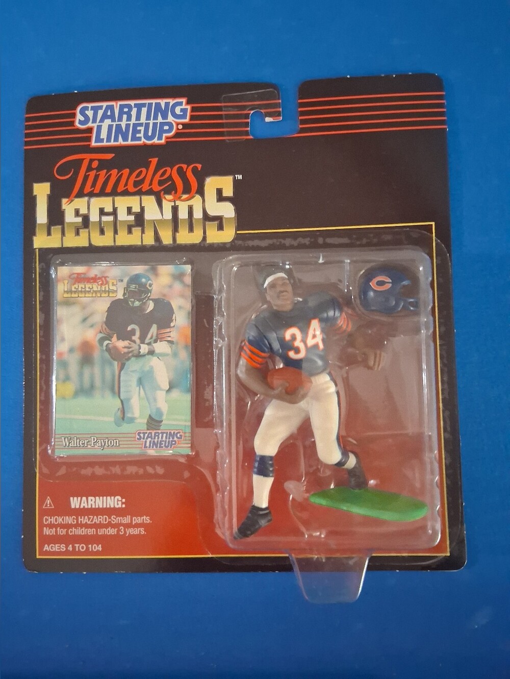 1995 WALTER PAYTON Starting Lineup SLU Timeless Legends Black Shoes Figure